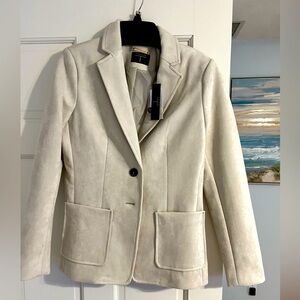 NEW faux leather Blazer